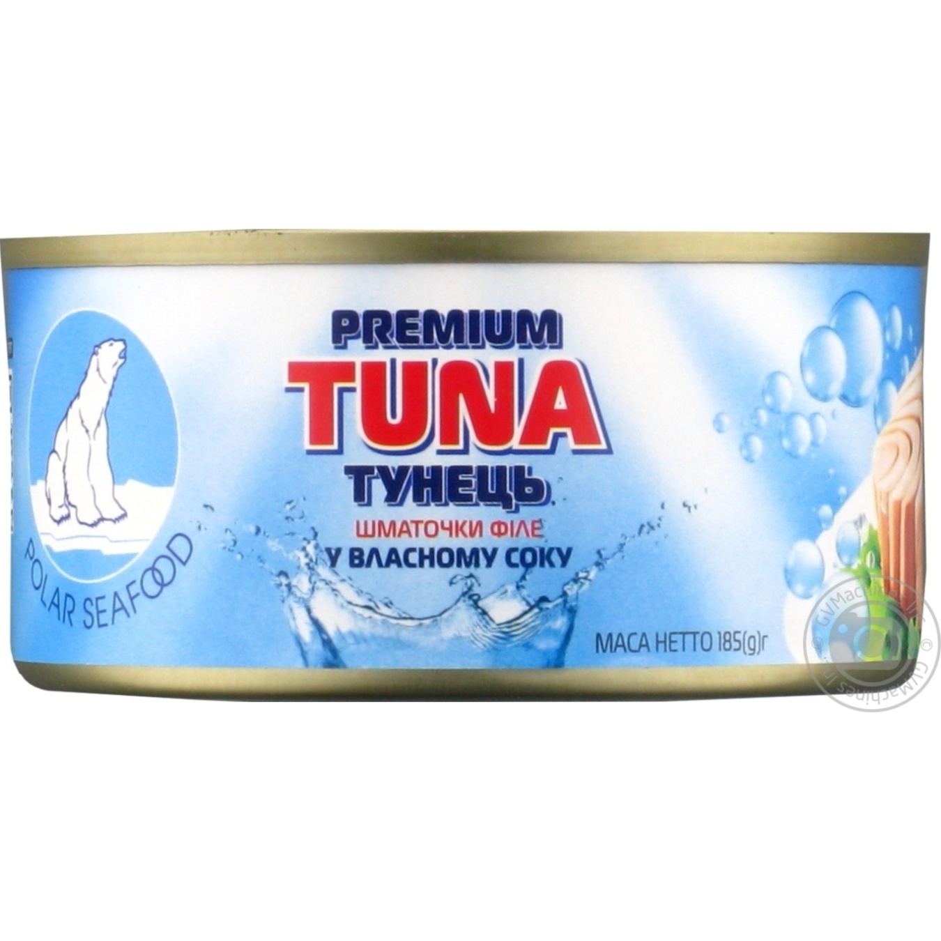

Тунец Polar Seafood кусочками в собственном соку 185г