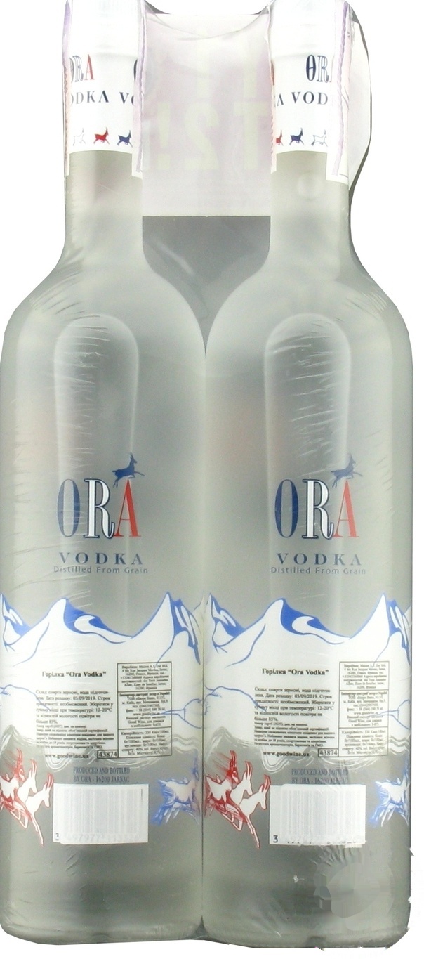 

Водка Ora Blue 0,7л + Ora Blue 0,7л