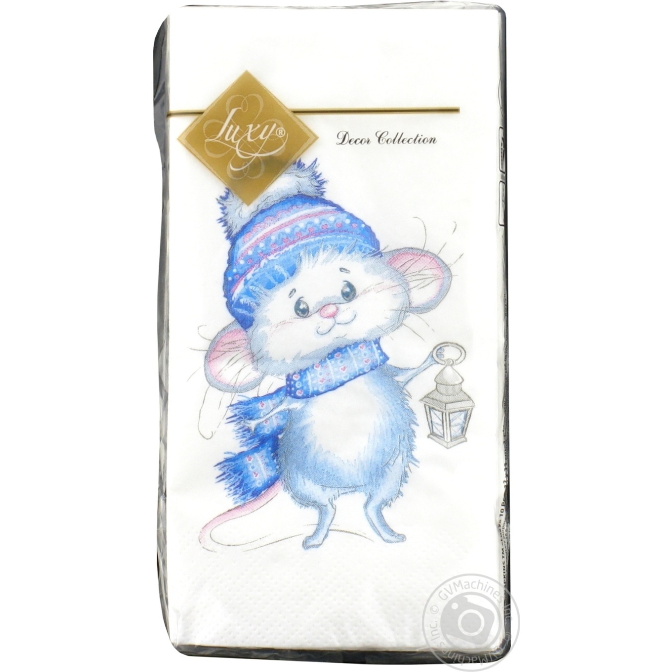 

Серветка Luxy Mini Мишка з ліхтарем 33х33 3 шари 10шт