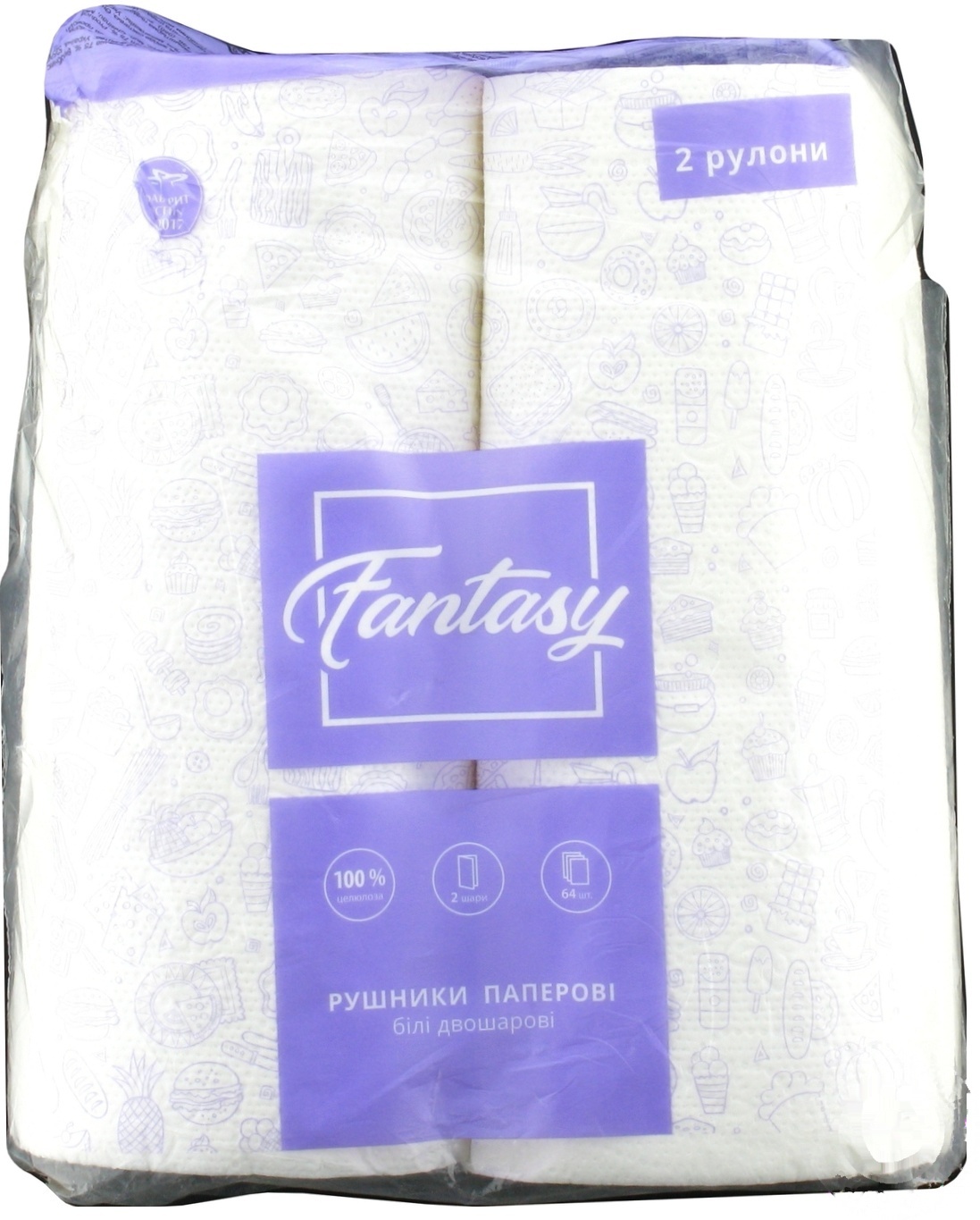 

Полотенца Fantasy бумажные 2-слойные 2шт