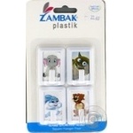Гачки Zambak Plastik прямокутні 4шт.
