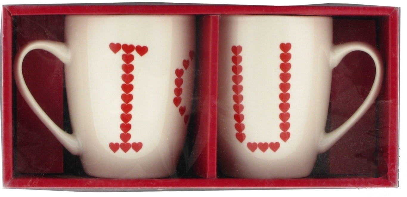 

Набор чашек Keramia I love you 2шт 360мл