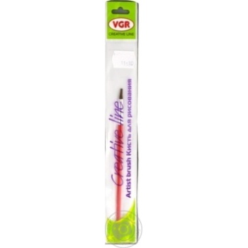 VGR Pony Flat Brush №4 - buy, prices for MegaMarket - photo 1