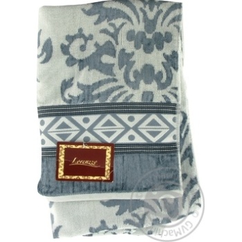 Ornament Gray Bath Towel 70x140cm - buy, prices for - photo 1