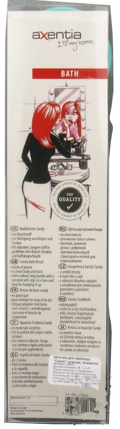 

Щеточка Candy для педикюра 29,5х4х7,4см