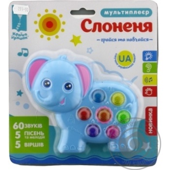 Kraina igrashok Interactive Musical Toy Elephant - buy, prices for MegaMarket - photo 1