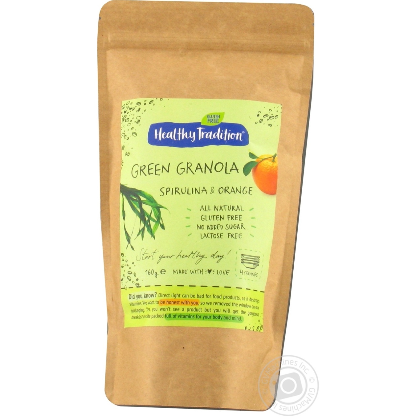 

Завтрак сухой Healthy Tradition спирулина и апельсин 160г