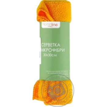 Серветка з мікрофібри Home line помаранчевий 30х30см - купити, ціни на - фото 1