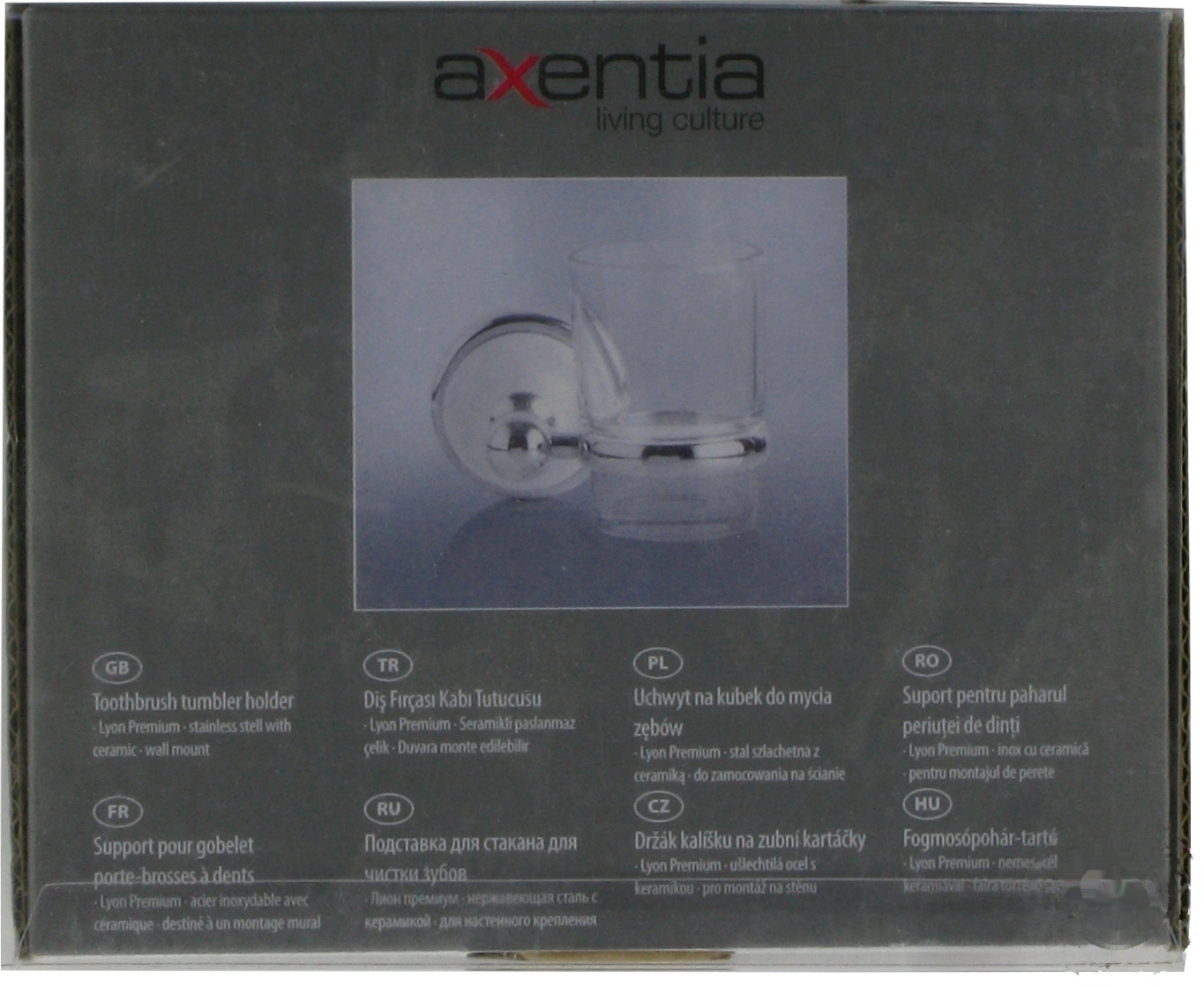 

Стакан Axentia Lyon для зубных щеток