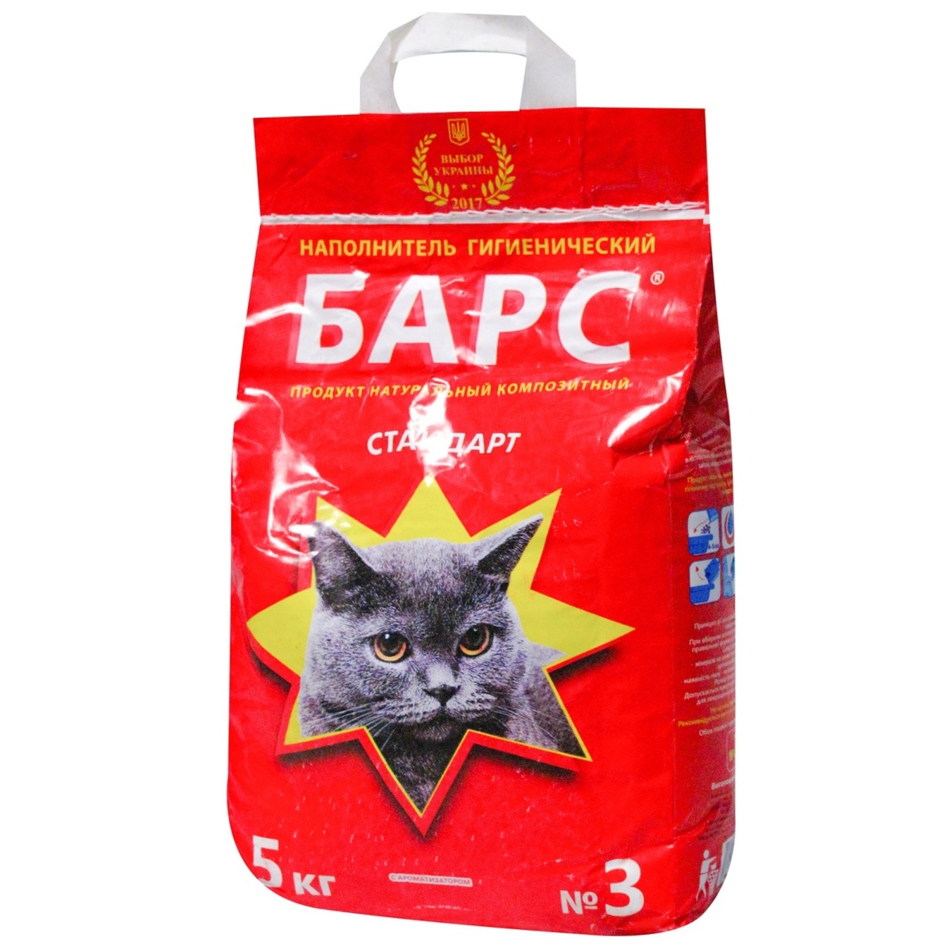 

Наполнитель гигиенический Барс №3 5кг