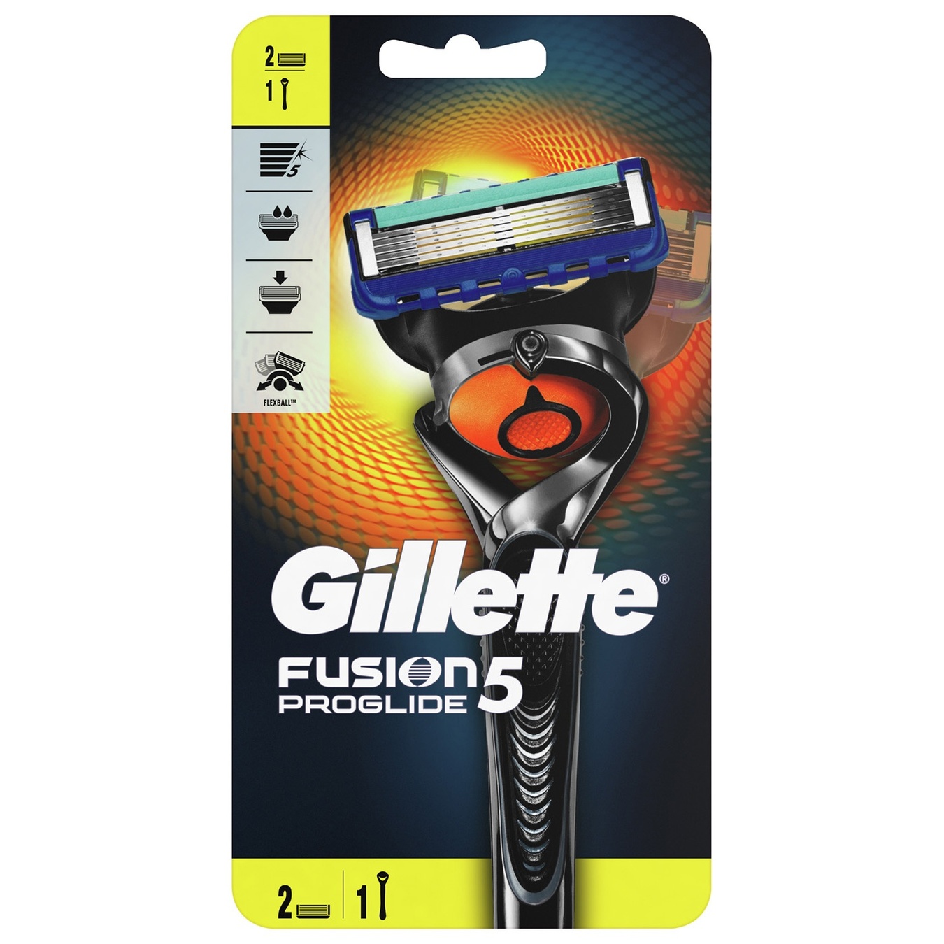 

Бритва Gillette Fusion 5 ProGlide Flexball с 2 сменными кассетами